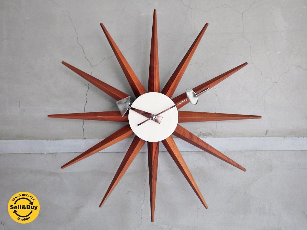 ヴィトラ Vitra サンバースト Sunburst Clock 壁掛け時計 ウォール