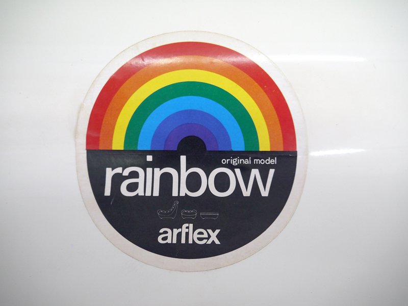 եå arflex 쥤ܡ Rainbow Chair 2ӥå 饦󥸥 ե ڡ ߥåɥ꡼ ꥢ  쥢 70's ӥơ 