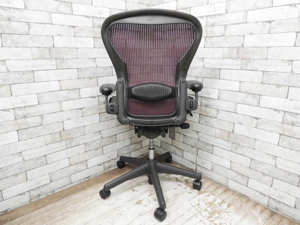ϡޥߥ顼 Herman Miller  Aeron Chair Сݡ B եȥ١ 饷åܥ ե åɷϥ顼 