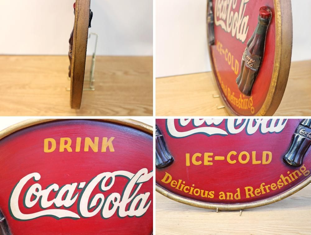 コカ・コーラ Coca-Cola 木製看板 ウッドサイン ビンテージ ◎ - TOKYO オンライン特販 コカ・コーラ 木製看板 雑貨
