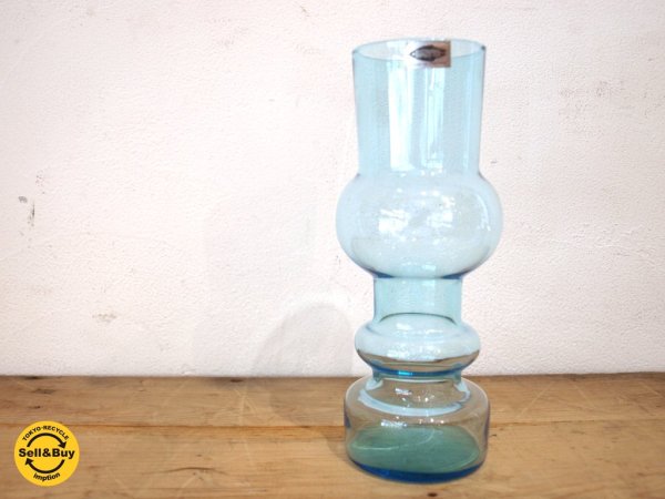 ̡ Nuutajarvi ե Kaj Franck ӥơ ץ󥰥١ Spring Vase 饤ȥ֥롼 
