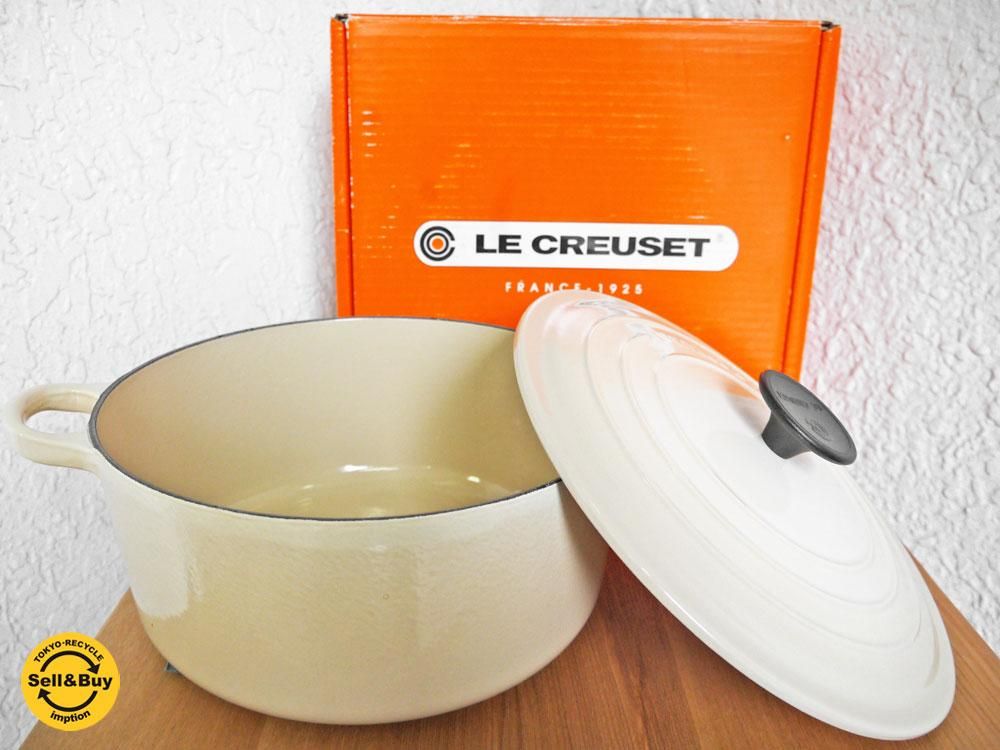 ルクルーゼ LECREUSET ココット・ロンド 鋳物ホーロー鍋 両手鍋