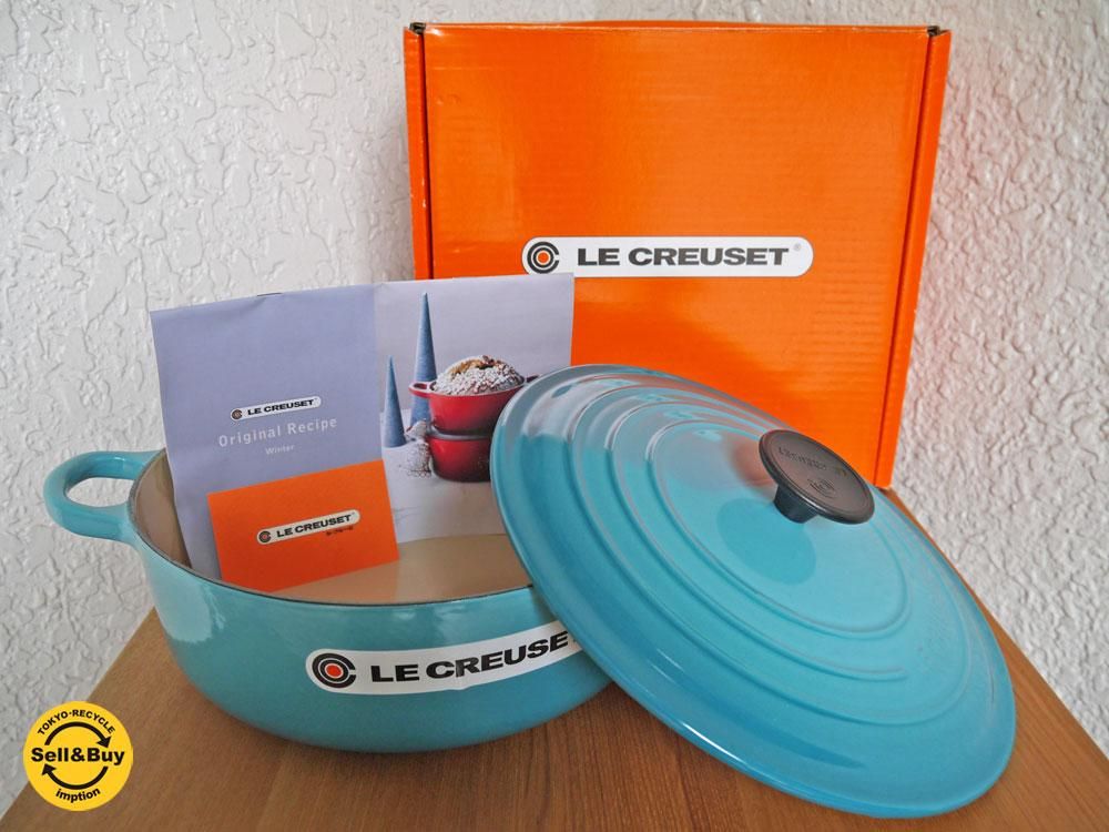 ルクルーゼ LECREUSET ココット・ロンド 鋳物ホーロー鍋 両手鍋 ...