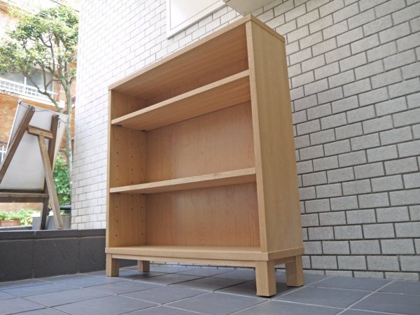 無印良品 MUJI 組み合わせて使える木製収納 オーク材 シェルフ 本棚 