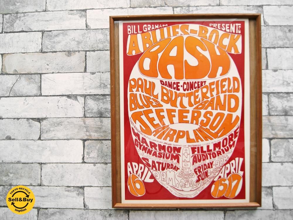 Bill Graham Fillmoreフィルモアロックポスターサイケデリック