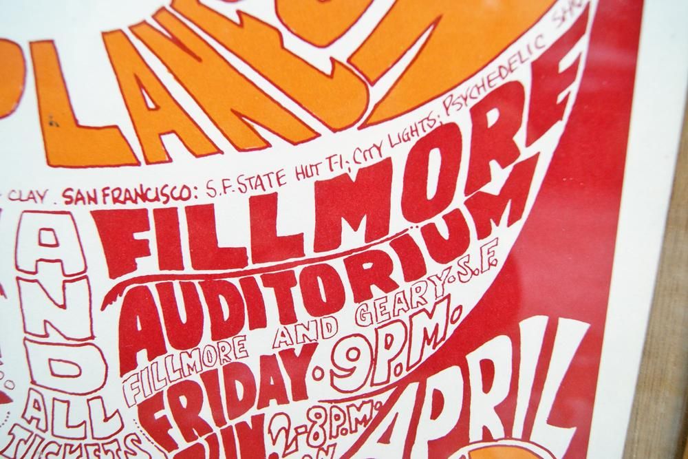 Bill Graham Fillmoreフィルモアロックポスターサイケデリック