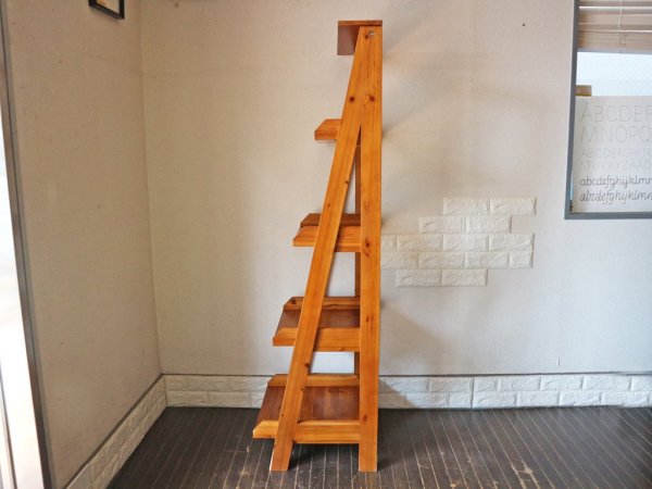 ˥ unico ե FUSTA  L ֥饦 ladder shelf   ӥơ  