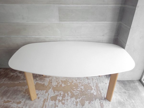 եåĥϥ󥻥 Fritz Hansen ʥ ơ֥ ANALOG table ˥󥰥ơ֥ ١ ۥ磻ȥߥ͡ ϥᡦ W185cm 