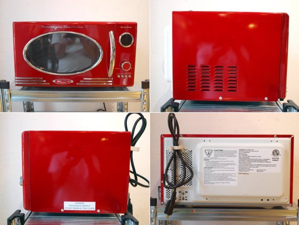 Υ른쥯ȥå Nostalgia Electrics Żҥ Microwave Retro Series.9 å ꥫ ȥݥå 