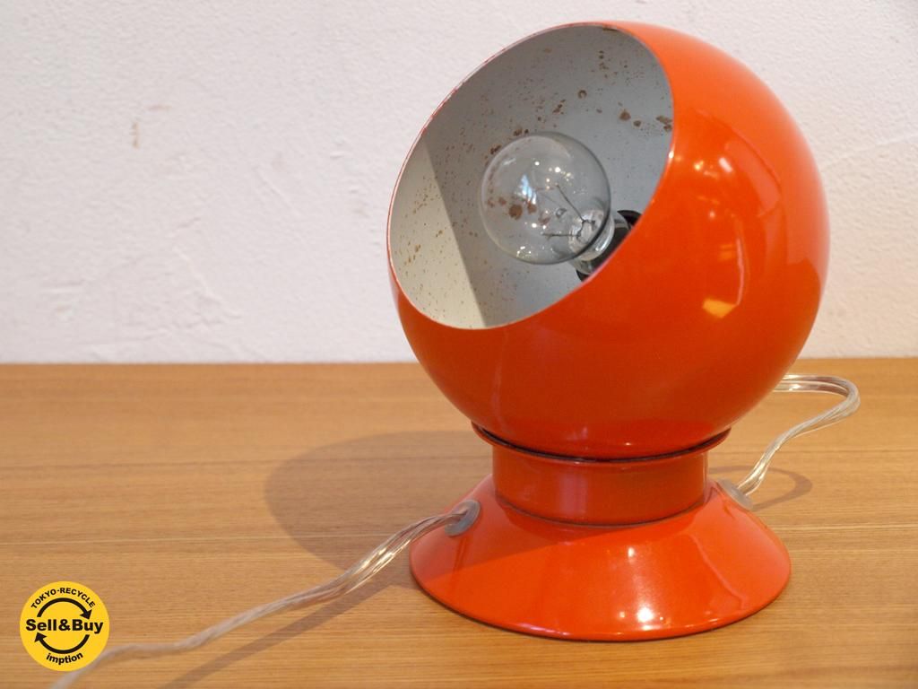 Abo Randers マグネットボールランプ Magnet Ball Light テーブルライト オレンジ ミッドセンチュリー デンマーク Tokyo Recycle Imption 東京 世田谷のリサイクルショップ デザイナーズ 北欧家具の販売 買取 Abo Randers マグネットボールランプ Magnet Ball Light テーブルライト オレンジ ミッドセンチュリー デンマーク Tokyo Recycle Imption 東京 世田谷のリサイクルショップ デザイナーズ 北欧家具の販売 買取