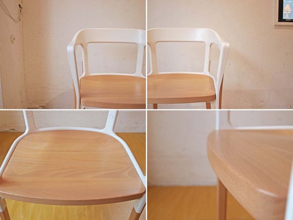 ޥ Magis ƥ륦åɥ Steelwood Chair ۥ磻ȡߥӡ Ronan & Erwan Bouroullec ֥å B  