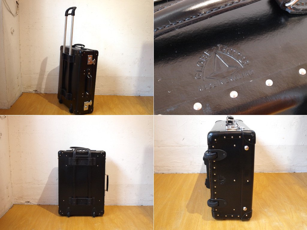 グローブトロッター GLOBE TROTTER オリジナル 21トローリーケース Trolley Case スーツケース 2輪 ブラック