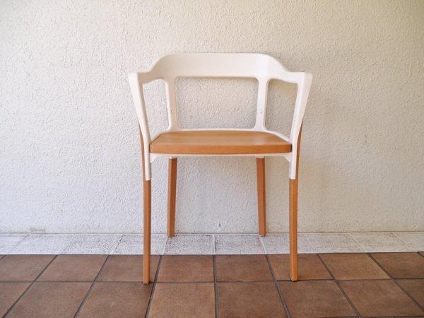 ޥ Magis ƥ륦åɥ Steelwood Chair ۥ磻ȡߥӡ ʥ󡦥֥å B  71,500- 