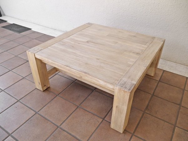 ウニコ unico マノア MANOA ローテーブル W750 アカシア無垢材 西海岸 