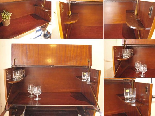 衼ԥӥơ ƥ륭ӥͥå Vintage Cocktail cabinet 󥢥󥹥 ɥ С ӥͥå ޥۥˡ 