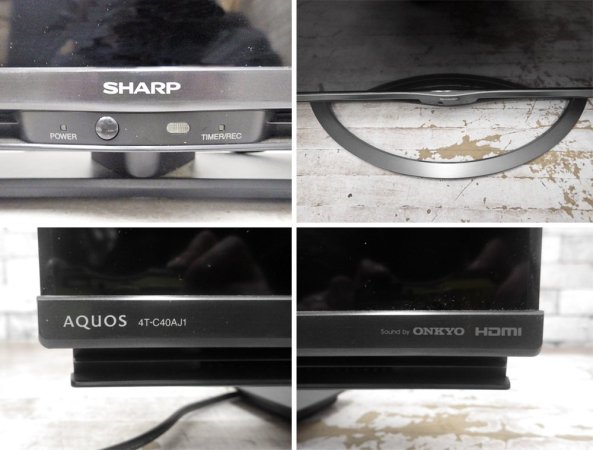 シャープ SHARP アクオス AQUOS 液晶テレビ 4T-C40AJ1 40インチ 4K対応 2018年製 リモコン付属 - TOKYO