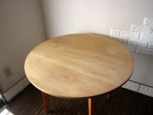 激安直営店 【美品】組み立て前 モモナチュラル ラウンドテーブル