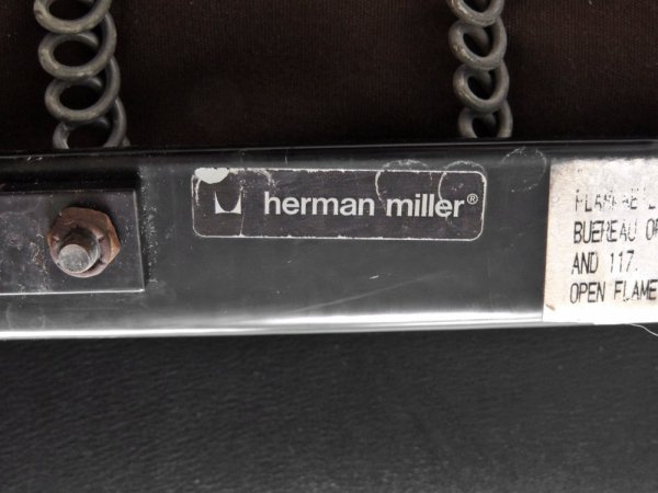 ϡޥߥ顼 Herman Miller ॺեѥ Eames Sofa Compact ӥơ 3ͳݤե ޤ ֥å C&R ॺ ߥåɥ꡼ 