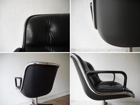 Υ Knoll ݥå Pollock Chair  & 쥶 ӥơ ꥸʥ4ܵ 㥹١ ܳ ֥å ǥ ߥåɥ꡼ 