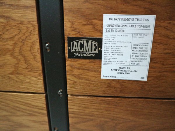  ե˥㡼 ACME Furniture ӥ塼 GRAND VIEW ̵ ˥󥰥ơ֥ W150  