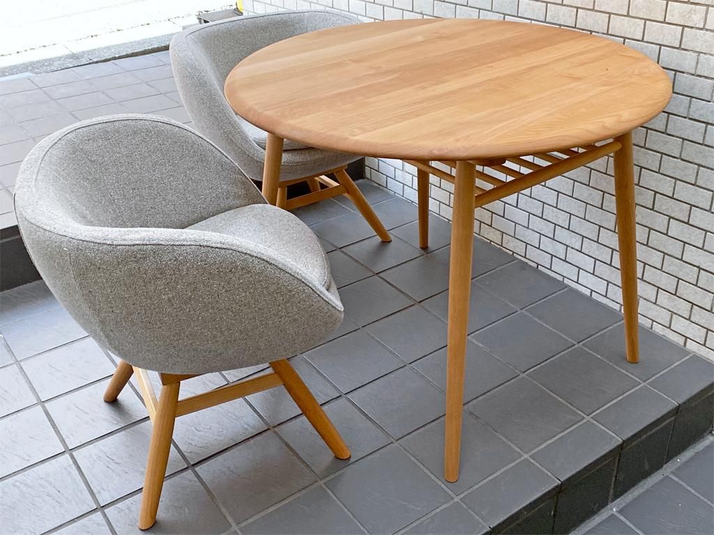 モモナチュラル Momo Natural モールドラウンドチェア Mold Round Chair Ml アルダー材 カバーリング仕様 展示美品 A Tokyo Recycle Imption 東京 世田谷のリサイクルショップ デザイナーズ 北欧家具の販売 買取