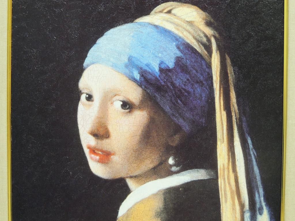 ヨハネス フェルメール Johannes Vermeer 真珠の耳飾りの少女 Girl With A Pearl Earring 複製画 オランダ Tokyo Recycle Imption 東京 世田谷のリサイクルショップ デザイナーズ 北欧家具の販売 買取