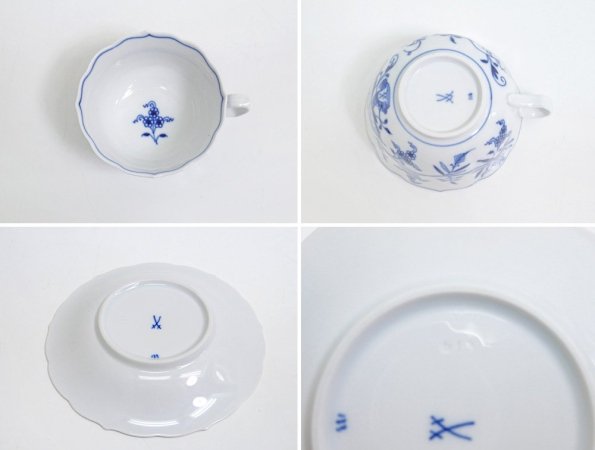 ޥ Meissen ֥롼˥ Blue Onion å& C&S B 