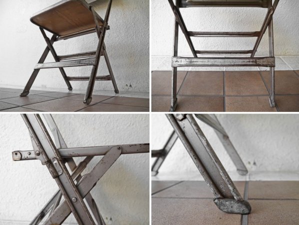  CLARIN եǥ󥰥 Folding chair ޤߥ ĺ åɥ  ե졼 50's USӥơ ȥꥢ B 