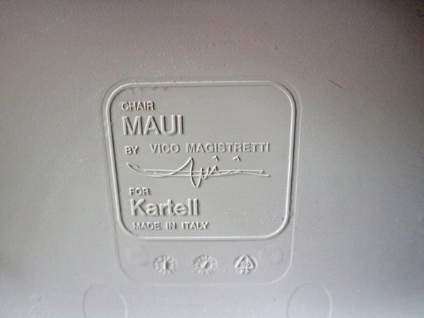 ƥ Kartell ޥ Maui chair ۥ磻 å ޥȥåƥ B 