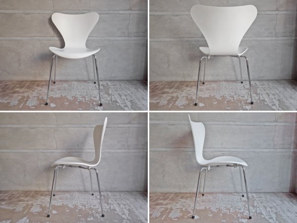 եåĥϥ󥻥 Fritz Hansen ֥ Seven Chair ͥ䥳֥ Arne Jacobsen ۥ磻ȥå ̲ȶ ǥޡ  