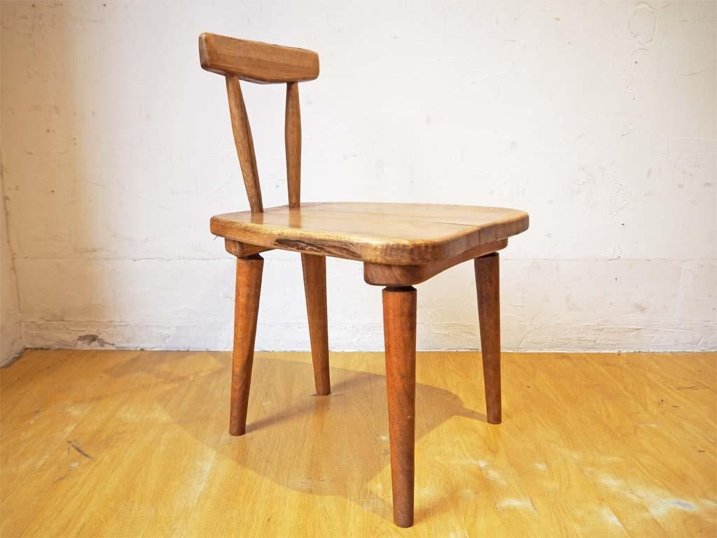 スタジオ イエス Studio Y E S スツール チェア 椅子 手作り ハンドメイド 国産木材使用 直井建築工房 B Tokyo Recycle Imption 東京 世田谷のリサイクルショップ デザイナーズ 北欧家具の販売 買取