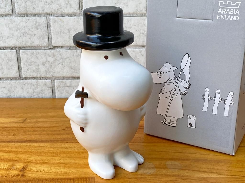 アラビア Arabia ムーミン Moomin フィギュア ムーミンパパ トーベ ヤンソン 元箱付き 廃盤品 Tokyo Recycle Imption 東京 世田谷のリサイクルショップ デザイナーズ 北欧家具の販売 買取