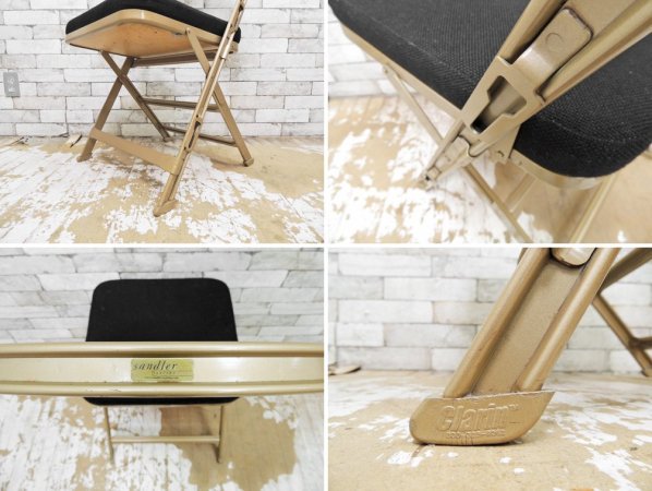  CLARIN եǥ󥰥 ޤߥ Folding chair SANDLER ֥å ե֥åå B 