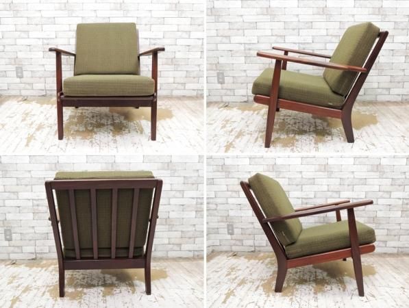 デンマークビンテージ Danish vintage 1人掛け ソファ ラウンジチェア デンマークビンテージ Danish vintage 1人掛け ソファ ラウンジチェア