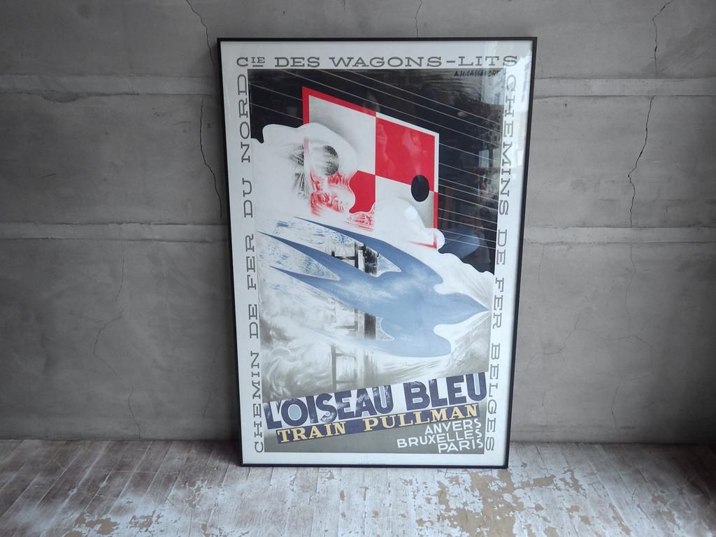 カッサンドル Cassandre ロアゾーブルー L'Oiseau Bleu リトグラフ