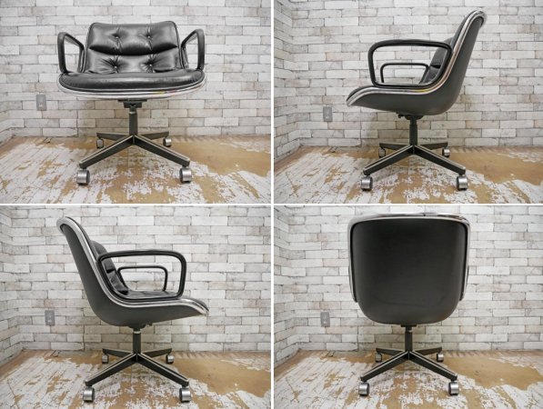 Υ Knoll ݥå Pollock Chair  & 쥶 㥹١ ܳ ֥å ǥ ߥåɥ꡼ 