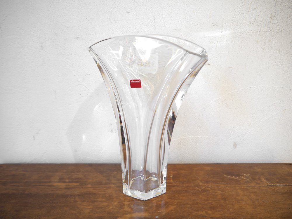 バカラ Baccarat ギンコ ベース フラワーベース 花瓶 ガラス Mサイズ ...