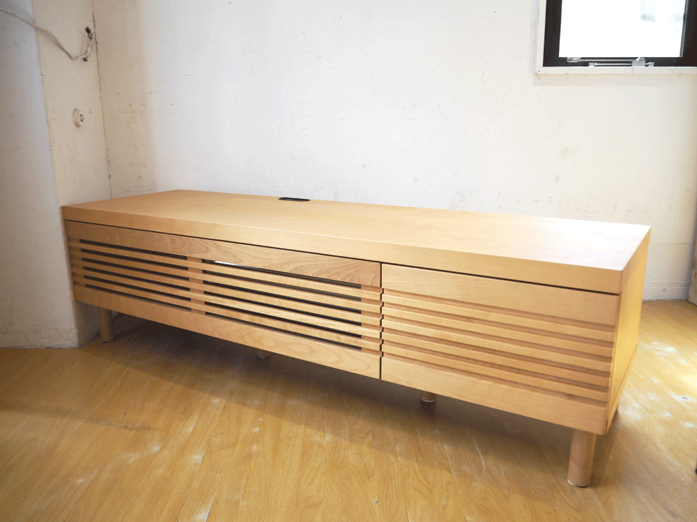 SISO Denmark AVボード W150 プッシュドア式 スリット メープル材 ナチュラル ブランチ BRUNCH取扱 定価:16万円以上 ☆ - TOKYO RECYCLE imption | 東京・世田谷のリサイクルショップ デザイナーズ・北欧家具の販売・買取 SISO Denmark AVボード W150 プッシュドア式 スリット メープル材 ナチュラル ブランチ BRUNCH取扱 定価:16万円以上 ☆ - TOKYO RECYCLE imption | 東京・世田谷のリサイクルショップ デザイナーズ・北欧家具の販売・買取
