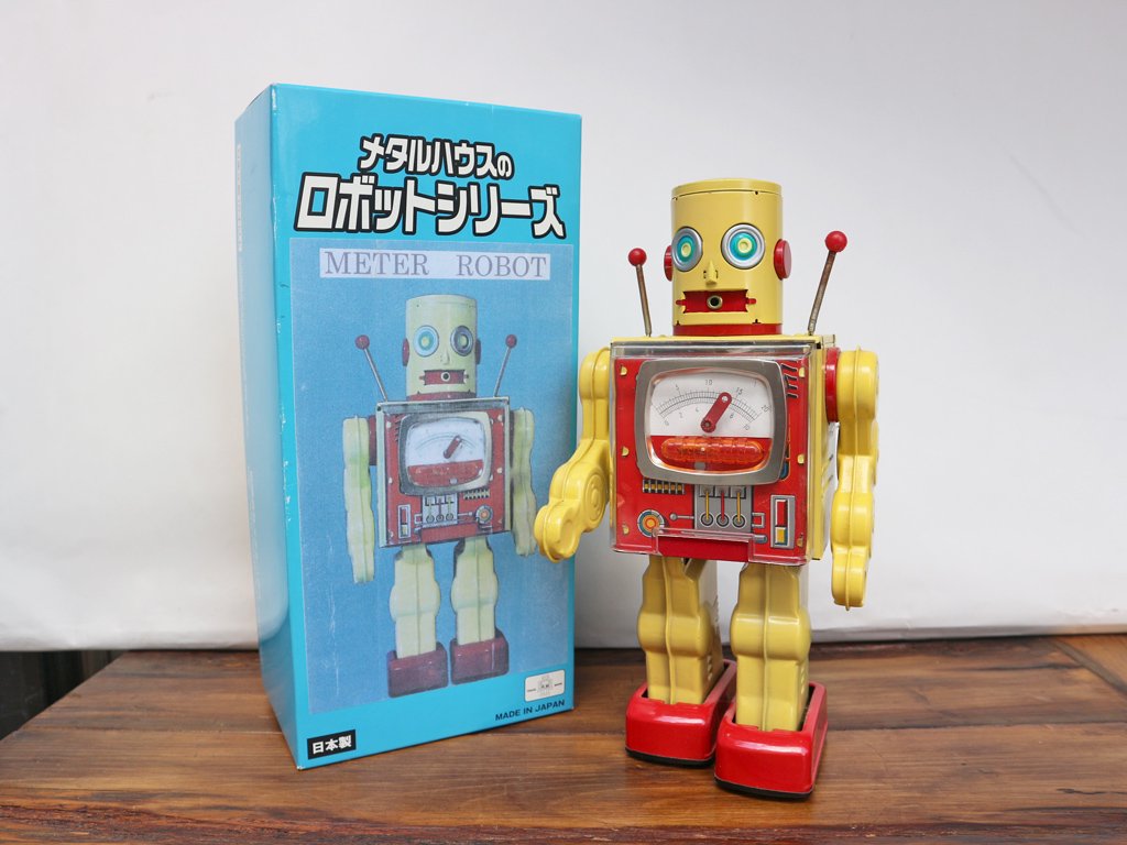 メタルハウスのロボットシリーズ METER ROBOT メーターロボット ブリキ 