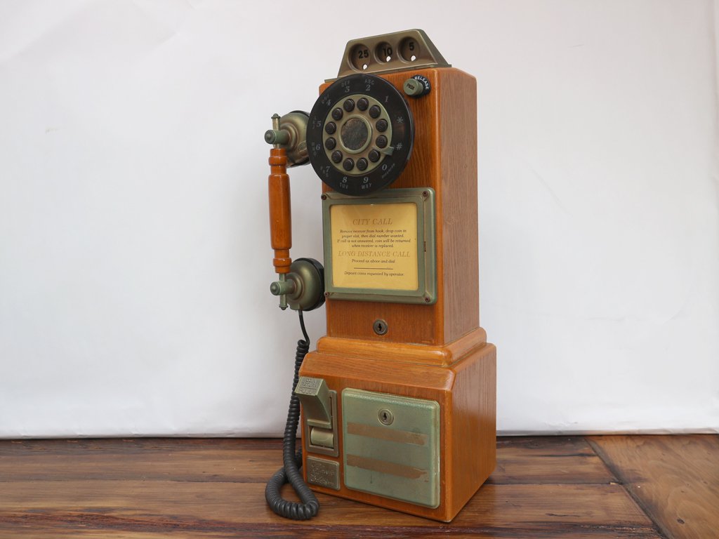 USビンテージ テレフォン USA 公衆電話 1950's アメリカ レトロ 電話機 