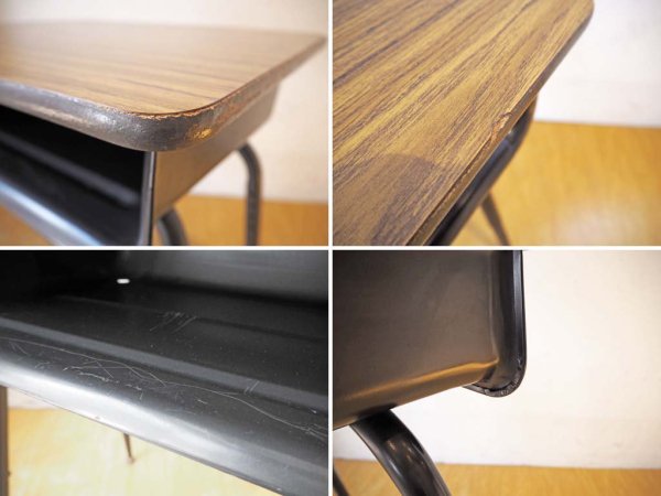 USӥơ ǥ SCHOOL DESK ǥȥå Ǽ ⤵Ĵ ߥåɥ꡼ American Desk 