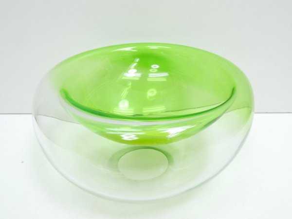 ǥޡ ӥơ Danish vintage 饹 ܥ Glass bowl 緿 ꡼ 