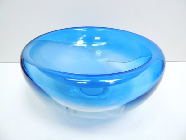 ǥޡ ӥơ Danish vintage 饹 ܥ Glass bowl 緿 ֥롼 