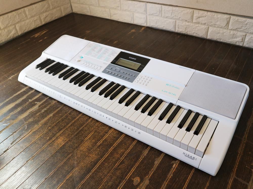 △CASIO/カシオ 光ナビゲーションキーボード 電子ピアノ LK-516-