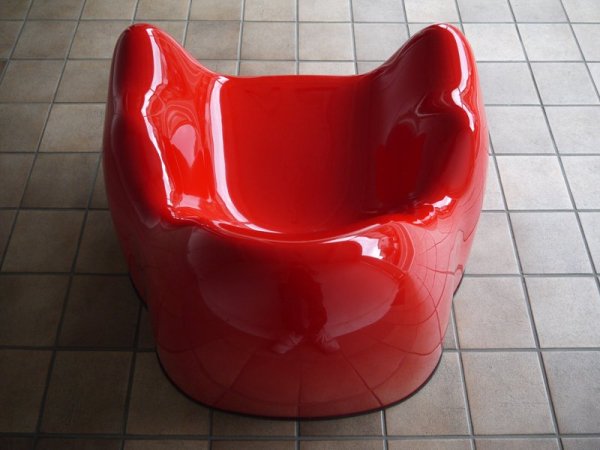 ベイレリアン BEYLERIAN モラーチェア Molar Chair レッド 70-80's 