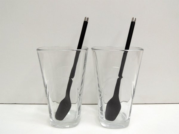 ˥塼 menu 饹 & ס å glass with spoons 300ml Ȣդ ̤ 