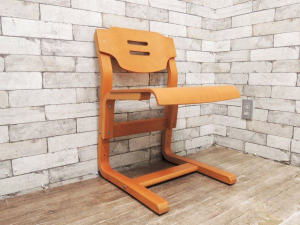 コスガ KOSUGA キッズチェア 学習椅子 M-2611 高さ調節機能付き 積層 