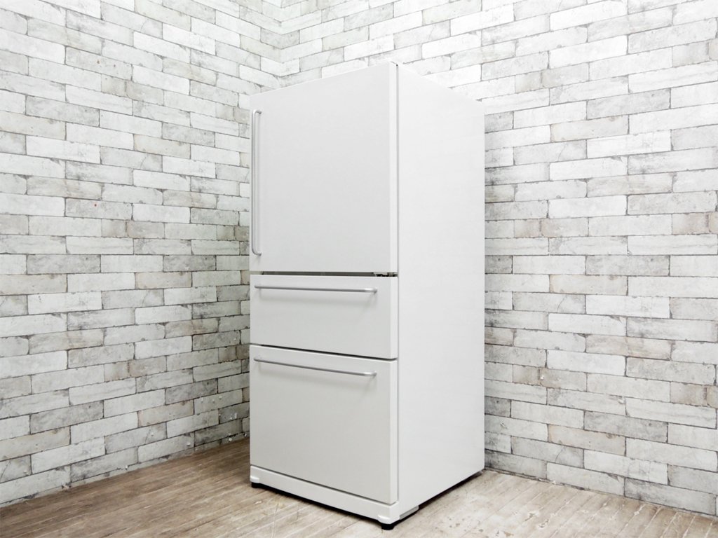 無印良品 MUJI バーハンドル ノンフロン冷蔵庫 M-R25B 3ドア 246L 2008 