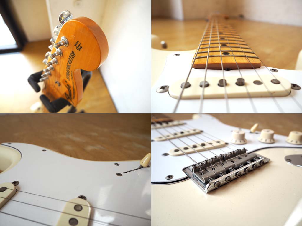 フェンダージャパン Fender Japan ST68-92TX VWH/M ストラトキャスター エレキギター Crafted in Japan ラージヘッド 2019年購入 ★
