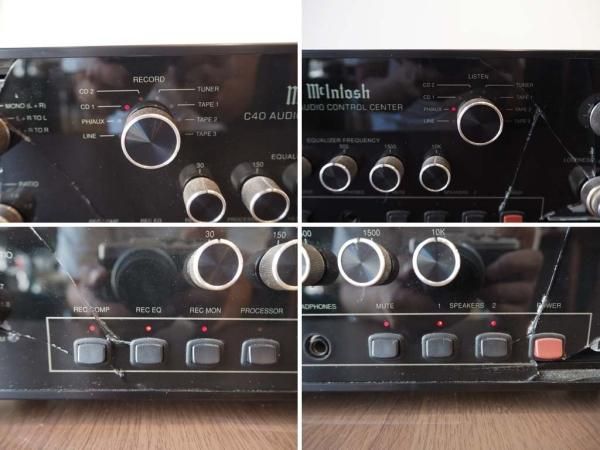 マッキントッシュコントロールアンプ C40 ／元箱、取説あり